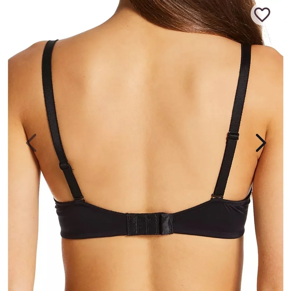 🇪🇸 🥑Wacoal b.tempt'd 34B Always Composed T-Shirt Bra Black lace
